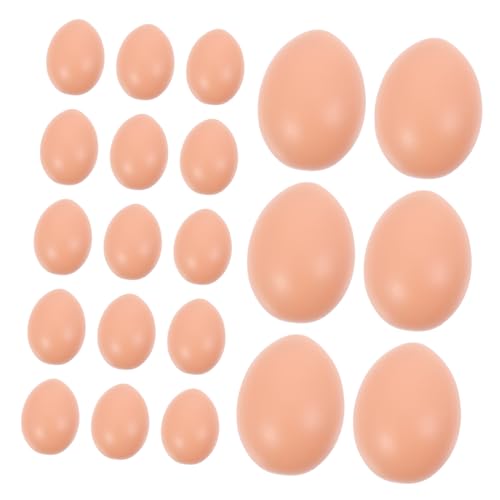 Vaguelly 50 Stück Osterei Malerei und lebensechtes Huhn Dekoration bemalbare Ostereier künstliche Hühnereier Ostervorräte unvollendetes bemaltes Ei Plastik Khaki Vaguelly 50 Stück Osterei Malerei und lebensechtes Huhn Dekoration bemalbare Ostereier künstliche Hühnereier Ostervorräte unvollendetes bemaltes Ei Plastik Khaki von Vaguelly