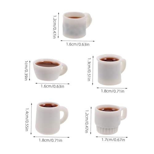 Vaguelly 50 Stück Puppenhaus Dekor Miniatur Kaffeeladen Zubehör Winziger Kaffee Miniatur Küchenzubehör DIY Hängedekor Harz Mini Kaffeetasse Mini Spielharz Lebensmittelspielzeug Vaguelly 50 Stück Puppenhaus Dekor Miniatur Kaffeeladen Zubehör Winziger Kaffee Miniatur Küchenzubehör DIY Hängedekor Harz Mini Kaffeetasse Mini Spielharz Lebensmittelspielzeug von Vaguelly