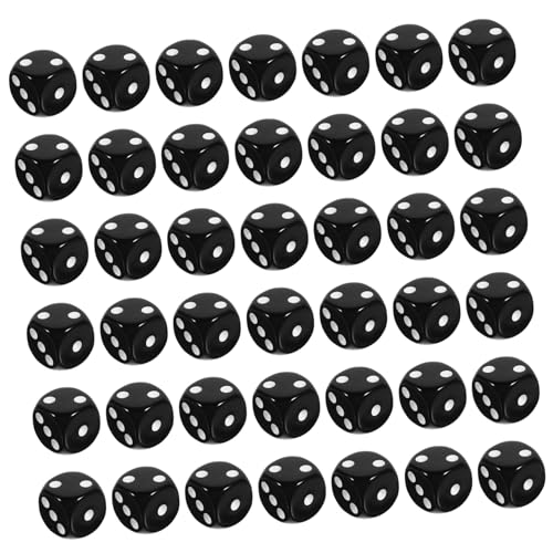 Vaguelly 50 Stück Schwarze Würfel spielwürfel spielewürfel Würfeln Partygeschenk Brettspiel-Tool Spiel Würfel Spielzeugwürfel Partyzubehör Würfel für Spiel Würfel Acryl Black Vaguelly 50 Stück Schwarze Würfel spielwürfel spielewürfel Würfeln Partygeschenk Brettspiel-Tool Spiel Würfel Spielzeugwürfel Partyzubehör Würfel für Spiel Würfel Acryl Black von Vaguelly