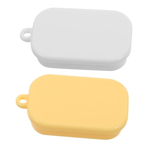 Vaguelly 50 Stück Teiliges Miniatur Lunchbox mit Fächern Geteilte Snackbox für Rollenspiele Spielküchen-zubehör Realistische Essensbox für Puppenhaus Dekoration und Picknickspaß von Vaguelly