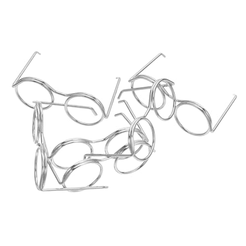Vaguelly 50 Stück Teiliges Miniatur Puppenbrillen aus Metalldraht Miniatur Brillenrahmen und Runde Sonnenbrillen für Puppenhaus Foto Requisiten DIY Basteln ohne Profi-kenntnisse Kreativ und Vaguelly 50 Stück Teiliges Miniatur Puppenbrillen aus Metalldraht Miniatur Brillenrahmen und Runde Sonnenbrillen für Puppenhaus Foto Requisiten DIY Basteln ohne Profi-kenntnisse Kreativ und von Vaguelly
