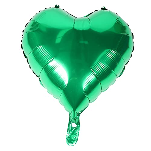 Vaguelly 50 Stück Teiliges Patricks Day Party Deko Set Grüne Folienballons Herz Sternform Shamrock Foto Requisiten für und Festliche von Vaguelly
