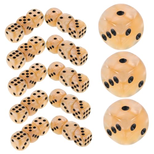 Vaguelly 50 Stück Teiliges Würfelset mit Abgerundeten Ecken Perlmuttfarbene Spielwürfel für Brettspiele Partyzubehör Matheunterricht und Brettspielzubehör Vaguelly 50 Stück Teiliges Würfelset mit Abgerundeten Ecken Perlmuttfarbene Spielwürfel für Brettspiele Partyzubehör Matheunterricht und Brettspielzubehör von Vaguelly