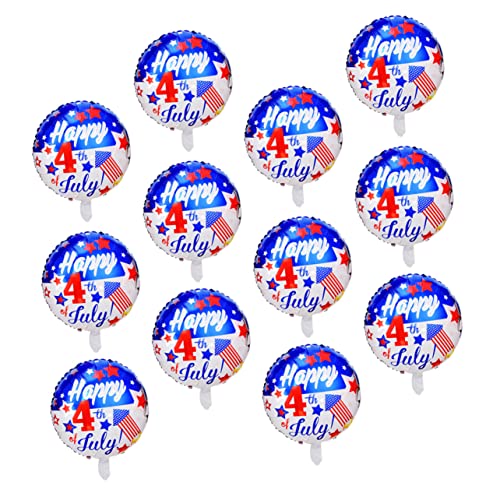 Vaguelly 50 Stück Us-flagge Ballon Gänseblümchen Ballons Runde Luftballons Mintgrüne Luftballons Ballonbogen-kit Luftballons in Primärfarben Ballonbogenständer Zahlenballons Aluminiumfolie von Vaguelly