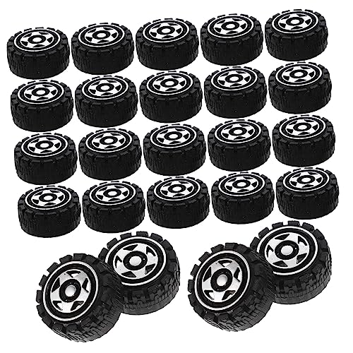 Vaguelly 50 Stück Zubehör für Spielzeugreifen Rad Spielzeugauto Autospielzeug Schüttgut Mini-Reifen für kinderspielzeug Räder für Handwerk Kinderauto montiert Räder Plastik Vaguelly 50 Stück Zubehör für Spielzeugreifen Rad Spielzeugauto Autospielzeug Schüttgut Mini-Reifen für kinderspielzeug Räder für Handwerk Kinderauto montiert Räder Plastik von Vaguelly