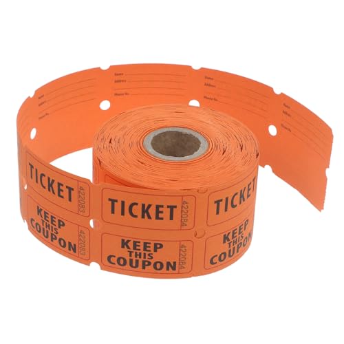 Vaguelly 500 Stück Doppelroll Lotterietickets für Veranstaltungen Partys und Fundraiser für Konzerte Festivals und Klassenbelohnungen mit für Kontaktdaten Einfach zu Transportieren und Vaguelly 500 Stück Doppelroll Lotterietickets für Veranstaltungen Partys und Fundraiser für Konzerte Festivals und Klassenbelohnungen mit für Kontaktdaten Einfach zu Transportieren und von Vaguelly