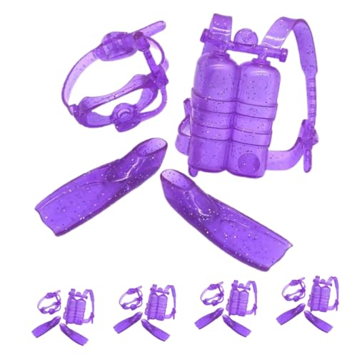 Vaguelly 5Sätze Puppentauchzubehör Teiliges Tauchausrüstungsset Mit Sauerstoffflasche Taucherbrille Und Flossen Für Puppen Realistische Tauchszene Für Fantasievolles Vaguelly 5Sätze Puppentauchzubehör Teiliges Tauchausrüstungsset Mit Sauerstoffflasche Taucherbrille Und Flossen Für Puppen Realistische Tauchszene Für Fantasievolles von Vaguelly