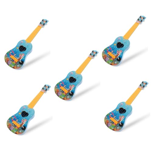 Vaguelly 5St Kinder Gitarre Babyspielzeug für Mädchen Kinderspielzeug kinderinstrumente Musikinstrumente Spielzeuge Starter-Ukulele pädagogisches Instrument Spielzeug Karikatur Modell von Vaguelly