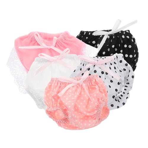 Vaguelly Puppenhöschen Aus Polyester 5-teilig Unterwäsche Für Babypuppen Anzieh- Und Rollenspielspielzeug Sanfter Stoff Vaguelly Puppenhöschen Aus Polyester 5-teilig Unterwäsche Für Babypuppen Anzieh- Und Rollenspielspielzeug Sanfter Stoff von Vaguelly