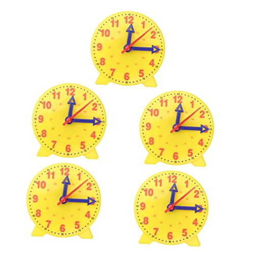 Vaguelly 5 Stücke Lehre Uhr Kit Wanduhr Für Kinder Früh Lernen Spielzeug Pädagogisches Vaguelly 5 Stücke Lehre Uhr Kit Wanduhr Für Kinder Früh Lernen Spielzeug Pädagogisches von Vaguelly