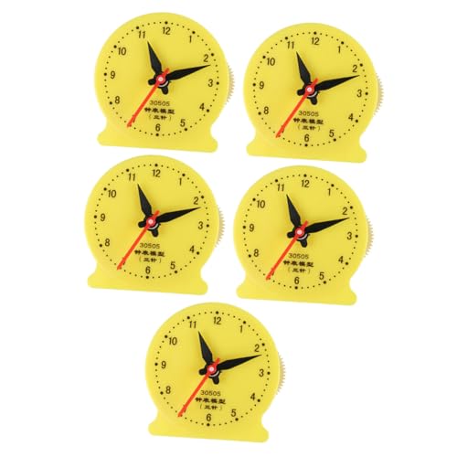 Vaguelly 5St Unterrichtsuhrmodell Demonstrationsuhr Uhr lesen Zeit Lernuhr Zeit, zu unterrichten Lehruhr Armbanduhr kindersmartwatchuhr Requisiten lehren Lehrmittel Plastik von Vaguelly