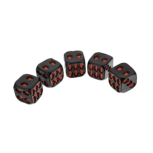 Vaguelly 5St Würfel Neuheit Schädelwürfel für Halloween -Spielwürfel Skelett Würfel Halloween-Dekoration Halloween Dekoration kreative Würfel Partyspielwürfel Harz Golden Vaguelly 5St Würfel Neuheit Schädelwürfel für Halloween -Spielwürfel Skelett Würfel Halloween-Dekoration Halloween Dekoration kreative Würfel Partyspielwürfel Harz Golden von Vaguelly