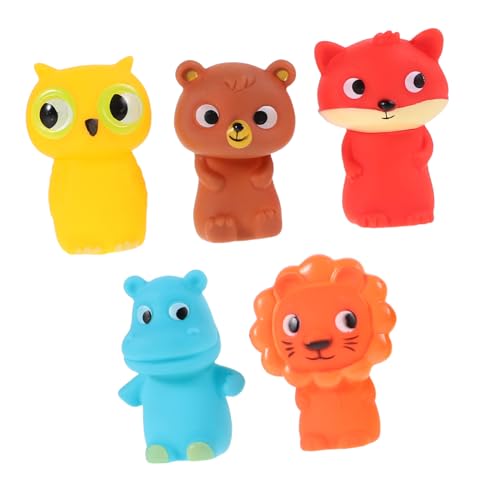 Vaguelly 5pcs Tierfingerpuppen Für Kinder Interaktive Geschichtenerzählen Puppen Tierpuppen Kinder Finger Puppen Mini Tierpuppen von Vaguelly