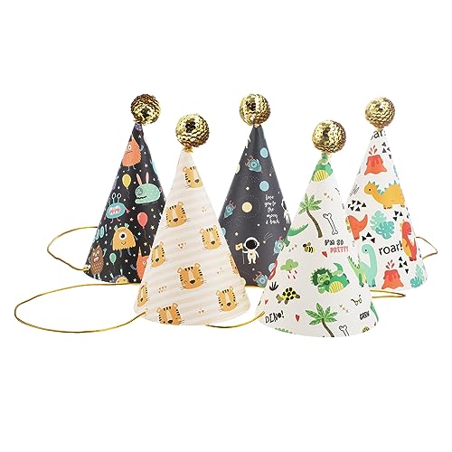 Vaguelly Niedliches Entzückendes Party-hüte-set Für Kinder Und Jungen 5-teiliges Set Für Geburtstagsparty-spielzeug Vaguelly Niedliches Entzückendes Party-hüte-set Für Kinder Und Jungen 5-teiliges Set Für Geburtstagsparty-spielzeug von Vaguelly
