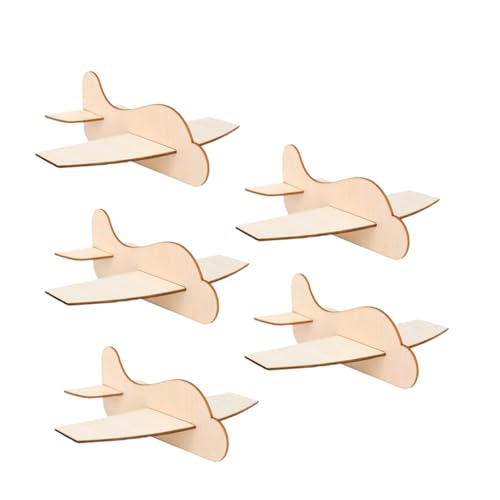 Vaguelly Zusammengebautes Holzflugzeug – Unbemalt Lernspielzeug Für Kinder Kreatives Bastelset Vaguelly Zusammengebautes Holzflugzeug – Unbemalt Lernspielzeug Für Kinder Kreatives Bastelset von Vaguelly