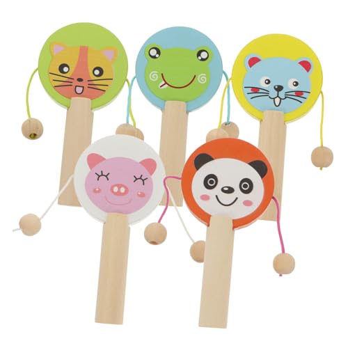 Vaguelly 5-teiliges Holzpuzzle Für Kleinkinder Mit Musikinstrumenten Cartoon-Design Sicher Für Jungen Und Mädchen von Vaguelly