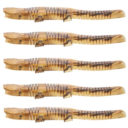 Vaguelly 5St Krokodil Modell Krokodil aus Holz zum Bemalen Wackeliger Alligator aus Holz Krokodilmodell hölzern Spielzeug schmücken Tier Student Ornamente Vaguelly 5St Krokodil Modell Krokodil aus Holz zum Bemalen Wackeliger Alligator aus Holz Krokodilmodell hölzern Spielzeug schmücken Tier Student Ornamente von Vaguelly