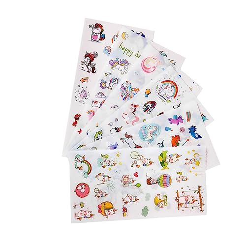Vaguelly Themenaufkleber Hochviskose Klebeaufkleber Washi-Papier-Scrapbook-Aufkleber Für Geschenkpapier Und Dekoration von Vaguelly