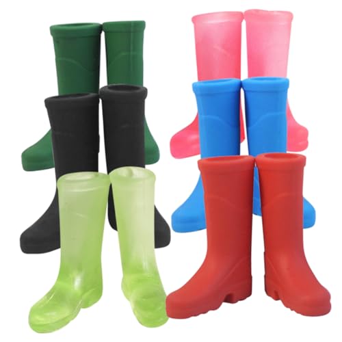 Vaguelly Stiefel-Ornamente Miniatur-Schuhe Für Puppenhaus Miniatur-Regenstiefel Miniatur- - -Spielzeug Vaguelly Stiefel-Ornamente Miniatur-Schuhe Für Puppenhaus Miniatur-Regenstiefel Miniatur- - -Spielzeug von Vaguelly