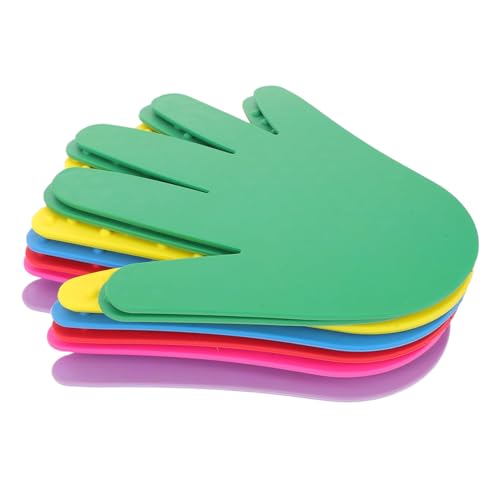 Vaguelly 6 Paare Hand-fuß-bodenmarkierungen rutschfest Sensorisch Fühlbar Spielmatte für Kindergarten Vorschule Outdoor Aktivitäten zur Koordinationsförderung von Vaguelly