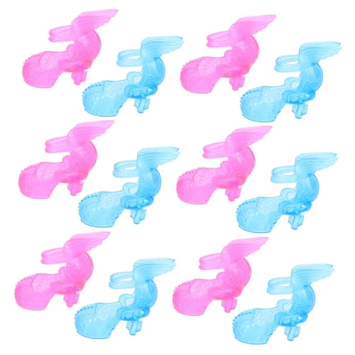 Vaguelly 6 Paare Zunge Puppe Zubehör Für Babypuppen Winzige Puppenschuhe Kleine Schuhe Zum Basteln Schuhe Für Puppen Minipuppenschuhe Simulationsschuhmodelle Spielzeugschuhe Plastik von Vaguelly