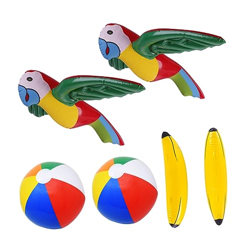 Vaguelly 6 Stück Aufblasbare Spielzeuge Badespielzeug Aufblasbare Spielsachen Für Den Strand Colorful Vaguelly 6 Stück Aufblasbare Spielzeuge Badespielzeug Aufblasbare Spielsachen Für Den Strand Colorful von Vaguelly