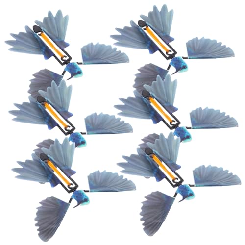 Vaguelly 6 Stück Aufziehbare Fliegende Vögel Gummiband Angetriebenes für Partys und Leicht und Tragbar Sicheres Material Fördert Hand Augen Koordination Vaguelly 6 Stück Aufziehbare Fliegende Vögel Gummiband Angetriebenes für Partys und Leicht und Tragbar Sicheres Material Fördert Hand Augen Koordination von Vaguelly