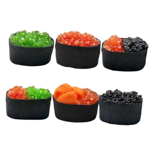 Vaguelly 6 Stück Gefälschtes Sushi Modell Gefälschtes Sushi Lebensmittel Sushi Simulation Dessert Modell Realistisches Lebensmittel Simuliertes Sushi Lebensmittel Modell Vaguelly 6 Stück Gefälschtes Sushi Modell Gefälschtes Sushi Lebensmittel Sushi Simulation Dessert Modell Realistisches Lebensmittel Simuliertes Sushi Lebensmittel Modell von Vaguelly