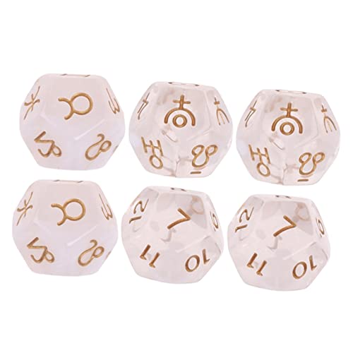 Vaguelly 6 Stück Konstellationswürfel Weissagungswerkzeuge Tarot-Zubehör Zubehör Würfel Würfelblock Wahrsagerei Tischbrettspiel Würfel Weissagungswürfel Spielwürfel Requisiten Harz Vaguelly 6 Stück Konstellationswürfel Weissagungswerkzeuge Tarot-Zubehör Zubehör Würfel Würfelblock Wahrsagerei Tischbrettspiel Würfel Weissagungswürfel Spielwürfel Requisiten Harz von Vaguelly