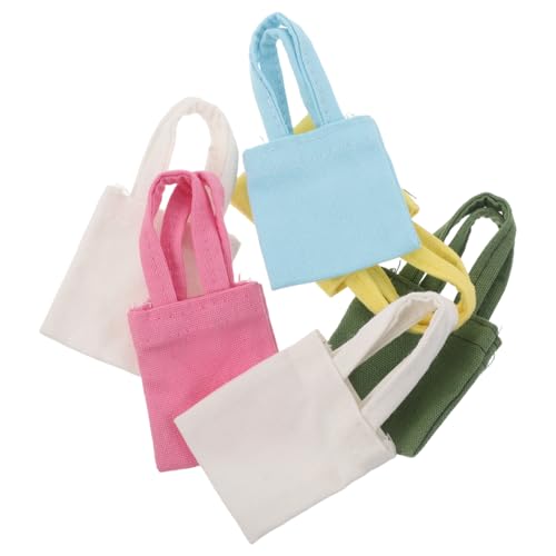 Vaguelly 6 Stück Maßstab Leichte Robuste Schultertaschen als Puppenhaus Dekoration Vielseitiges Zubehör für Puppenkleidung und Miniaturfotografie von Vaguelly