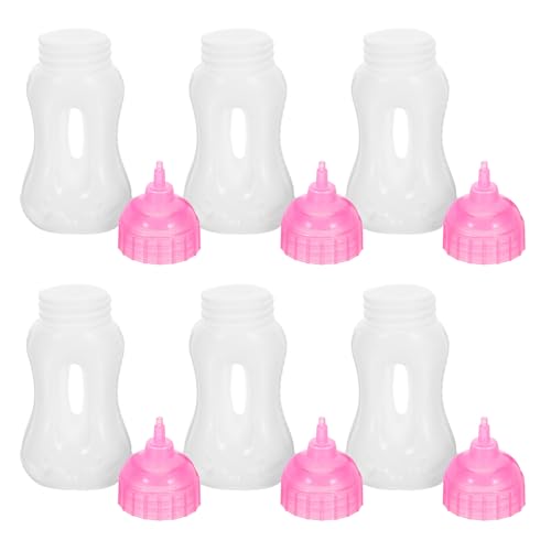 Vaguelly 6 Stück Mini Puppenflaschen Leere Milchfläschchen für Rollenspiele für Puppenhaus Zubehör und Kreative Spiele Vaguelly 6 Stück Mini Puppenflaschen Leere Milchfläschchen für Rollenspiele für Puppenhaus Zubehör und Kreative Spiele von Vaguelly
