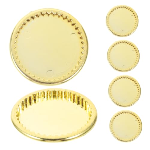 Vaguelly 6 Stück Mini-goldplatte Mini-Ornament-Puppen Mini-Dinge Miniatur Bausätze Mini-Essen Zubehör Für Den Puppenhausgarten Feinschmecker Herd Puppenmöbel Miniteller Plastik Golden Vaguelly 6 Stück Mini-goldplatte Mini-Ornament-Puppen Mini-Dinge Miniatur Bausätze Mini-Essen Zubehör Für Den Puppenhausgarten Feinschmecker Herd Puppenmöbel Miniteller Plastik Golden von Vaguelly