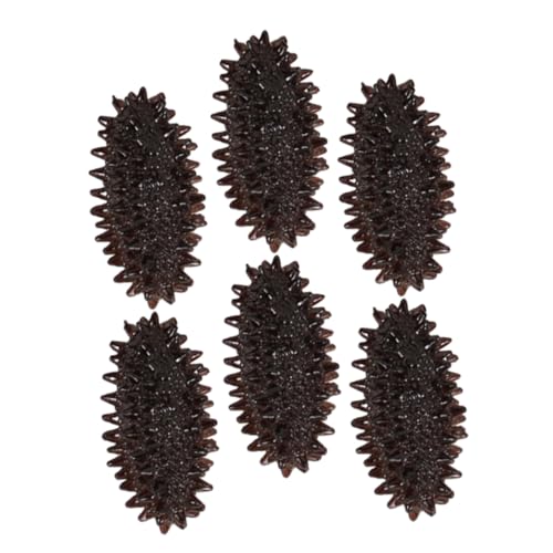Vaguelly 6 Stück Mini-seegurke Trepang-stütze Gefälschte Meeresfrüchte-Requisite Desktop-seegurke Kognitiver Modell Meeresfrüchtemodell Künstliches Seegurkenmodell PVC Dark Brown Vaguelly 6 Stück Mini-seegurke Trepang-stütze Gefälschte Meeresfrüchte-Requisite Desktop-seegurke Kognitiver Modell Meeresfrüchtemodell Künstliches Seegurkenmodell PVC Dark Brown von Vaguelly