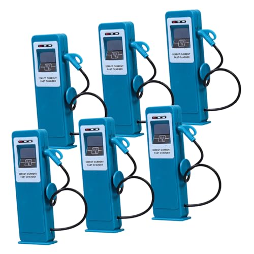 Vaguelly 6 Stück Miniatur Elektroladestation Spielset Teilig Realistische Autobahn Szenerie Pädagogisch für Verkehrs und Energieerziehung Modell für DIY und Räumliches Denken Vaguelly 6 Stück Miniatur Elektroladestation Spielset Teilig Realistische Autobahn Szenerie Pädagogisch für Verkehrs und Energieerziehung Modell für DIY und Räumliches Denken von Vaguelly