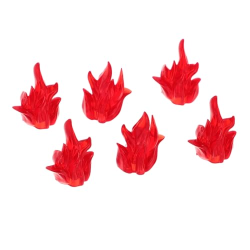 Vaguelly 6 Stück Puzzle Bausteine Bildungsflammblöcke Halloween -flammenmodelle Mini -feuereffekte Bildungsfeuerspiel Mini -feuerwehrdekorationen Action Fire Dekorationen Plastik Rot Vaguelly 6 Stück Puzzle Bausteine Bildungsflammblöcke Halloween -flammenmodelle Mini -feuereffekte Bildungsfeuerspiel Mini -feuerwehrdekorationen Action Fire Dekorationen Plastik Rot von Vaguelly