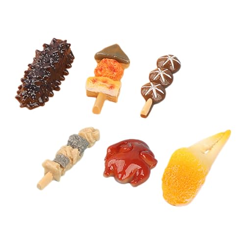 Vaguelly Snack-Requisiten-Set 6-teilig Mini-Snack-Modelle Feine Handwerkskunst Zur Präsentation Vaguelly Snack-Requisiten-Set 6-teilig Mini-Snack-Modelle Feine Handwerkskunst Zur Präsentation von Vaguelly