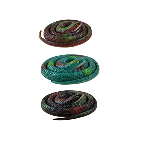 Vaguelly 6 Stück Simulierte Schlange Aus Weichem Gummi Partyschlangen Simulierte Gummischlangen Partybevorzugungs-gummischlangen Halloween-schlangen Vaguelly 6 Stück Simulierte Schlange Aus Weichem Gummi Partyschlangen Simulierte Gummischlangen Partybevorzugungs-gummischlangen Halloween-schlangen von Vaguelly