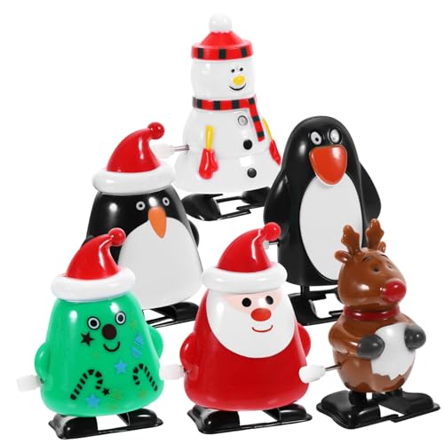 Vaguelly 6 Stück Teiliges Aufziehspielzeug Weihnachten Niedliche Weihnachtsmann und Cartoon Figuren Lustige für Adventskalender Weihnachtsfeier Mitgebsel Sicherer Einfache Bedienung Vaguelly 6 Stück Teiliges Aufziehspielzeug Weihnachten Niedliche Weihnachtsmann und Cartoon Figuren Lustige für Adventskalender Weihnachtsfeier Mitgebsel Sicherer Einfache Bedienung von Vaguelly