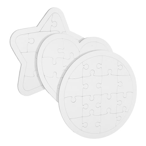 Vaguelly 6 Stück Teiliges DIY Blanko Puzzle für Kreatives Malen und Gestalten für Geburtstagsfeiern Fördert Fantasie und Geschicklichkeit Geeignet für Verschiedene Maltechniken Vaguelly 6 Stück Teiliges DIY Blanko Puzzle für Kreatives Malen und Gestalten für Geburtstagsfeiern Fördert Fantasie und Geschicklichkeit Geeignet für Verschiedene Maltechniken von Vaguelly
