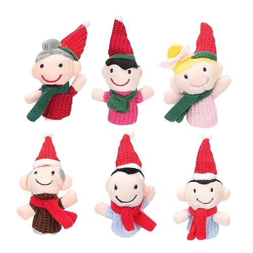 Vaguelly 6 Stück Teiliges Fingerpuppen Set aus Strapazierfähigem Plüsch Farbenfrohe Spielzeugfiguren für Rollenspiele Pädagogisch Geeignet für Kindergeburtstage Weihnachten Vaguelly 6 Stück Teiliges Fingerpuppen Set aus Strapazierfähigem Plüsch Farbenfrohe Spielzeugfiguren für Rollenspiele Pädagogisch Geeignet für Kindergeburtstage Weihnachten von Vaguelly