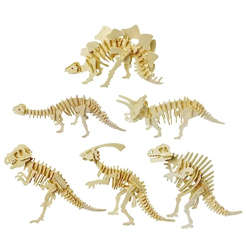 Vaguelly 6 Stück Teiliges Holz Dinosaurier Puzzle Edukatives Lernspielzeug für Tyrannosaurus Stegosaurus Triceratops Hadrosaur Verbessert Auge Hand Koordination und Farberkennung Vaguelly 6 Stück Teiliges Holz Dinosaurier Puzzle Edukatives Lernspielzeug für Tyrannosaurus Stegosaurus Triceratops Hadrosaur Verbessert Auge Hand Koordination und Farberkennung von Vaguelly