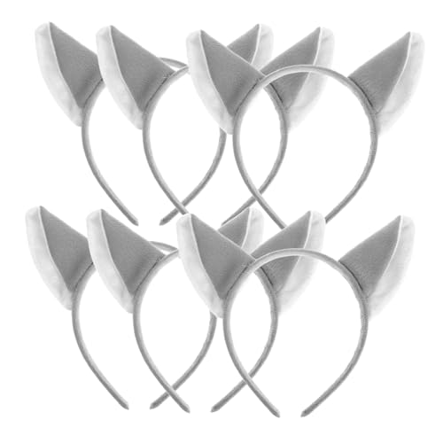 Vaguelly 6 Stück Teiliges Plüsch Tierohren Haarband Wolf Ohren Stirnband für Erwachsene Leichtes Bequemes Party Cosplay Zubehör Farbenfrohe Niedliche Haarreifen für Halloween und Vaguelly 6 Stück Teiliges Plüsch Tierohren Haarband Wolf Ohren Stirnband für Erwachsene Leichtes Bequemes Party Cosplay Zubehör Farbenfrohe Niedliche Haarreifen für Halloween und von Vaguelly