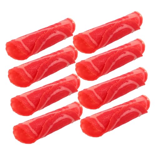 Vaguelly 6 Stück Teiliges Realistische Fake Meat Rolls für Hotpot-dekor Farbbeständige Künstliche Fleischrollen Vielseitig Einsetzbare Fleischattrappen für Restaurantfenster und Vaguelly 6 Stück Teiliges Realistische Fake Meat Rolls für Hotpot-dekor Farbbeständige Künstliche Fleischrollen Vielseitig Einsetzbare Fleischattrappen für Restaurantfenster und von Vaguelly
