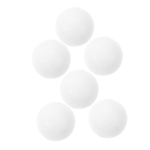 Vaguelly 6 Stück Tischfußball tischfussballtisch Foosball spieltisch Kicker Fußballzubehör Tischspiel Mini schienbeinschoner Fussball Fußballball für Erwachsene Fußball Ball pp Weiß Vaguelly 6 Stück Tischfußball tischfussballtisch Foosball spieltisch Kicker Fußballzubehör Tischspiel Mini schienbeinschoner Fussball Fußballball für Erwachsene Fußball Ball pp Weiß von Vaguelly