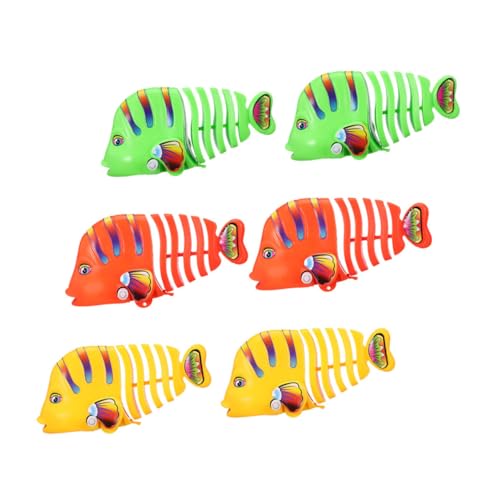 Vaguelly 6 Stück Uhrwerk-rockerfisch Badewanne Aufziehfische Für Katzen Roboterfisch Fische Für Den Pool Aufziehen Simulationsfisch Uhrwerk Schwingender Cartoon-Fisch Plastik Vaguelly 6 Stück Uhrwerk-rockerfisch Badewanne Aufziehfische Für Katzen Roboterfisch Fische Für Den Pool Aufziehen Simulationsfisch Uhrwerk Schwingender Cartoon-Fisch Plastik von Vaguelly