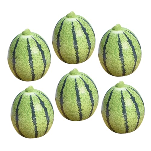 Vaguelly 6 Stück künstliche Früchte Mini-Wassermelonen winzig simulierte Wassermelone realistisch Miniatur für bastelzeug The Craft Grün Mini-Kunstwassermelonen- Mini-Obst Harz Green Vaguelly 6 Stück künstliche Früchte Mini-Wassermelonen winzig simulierte Wassermelone realistisch Miniatur für bastelzeug The Craft Grün Mini-Kunstwassermelonen- Mini-Obst Harz Green von Vaguelly