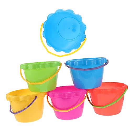 Vaguelly 6 Stücke Sand Eimer Sand Kunststoff Strand Eimer Für Groß Kleine Sand Eimer Vaguelly 6 Stücke Sand Eimer Sand Kunststoff Strand Eimer Für Groß Kleine Sand Eimer von Vaguelly