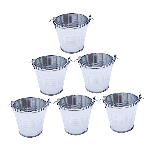 Vaguelly 6 Teiliger Weißblech Fassdeckelkorb Basketball Chip Eimer Zum Servieren Für Kleine Blecheimer Mini Eiskübel Zappeltopf Miniatur Mini Eimer Mit Bierset Silberpaste Vaguelly 6 Teiliger Weißblech Fassdeckelkorb Basketball Chip Eimer Zum Servieren Für Kleine Blecheimer Mini Eiskübel Zappeltopf Miniatur Mini Eimer Mit Bierset Silberpaste von Vaguelly
