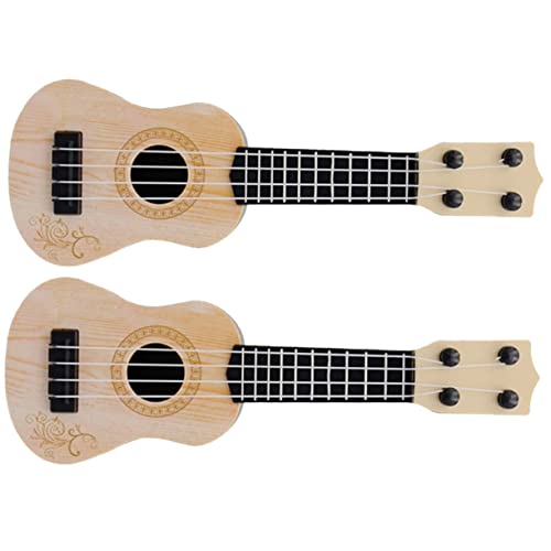 Vaguelly 6 STK Mini-Ukulele Reisegeschenke Gitarrenspielzeug für Kinder Mädchenspielzeug Kinderspielzeug Kindergitarre Ukulelen für die frühe Bildung Junge Modell Saiteninstrument Kleinkind von Vaguelly