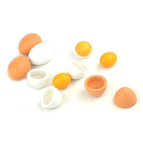Vaguelly 6 Teiliges Set Aus Holzeiern Für Spiele Interaktive Und Pädagogische Spielzeuge Für Simulationseier Zum Und Lernen Perfekt Für Den Vorschulbereich Und Rollenspiele Vaguelly 6 Teiliges Set Aus Holzeiern Für Spiele Interaktive Und Pädagogische Spielzeuge Für Simulationseier Zum Und Lernen Perfekt Für Den Vorschulbereich Und Rollenspiele von Vaguelly